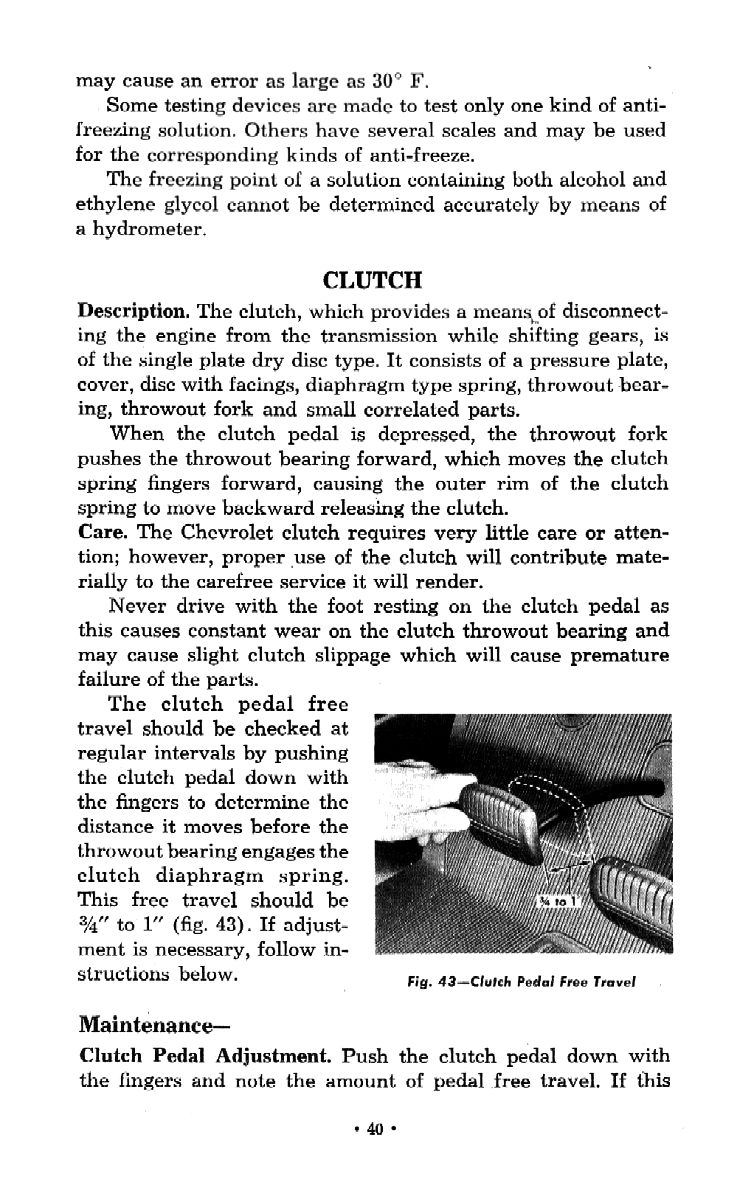 1953 Chevrolet Trucks Operators Manual Page 22